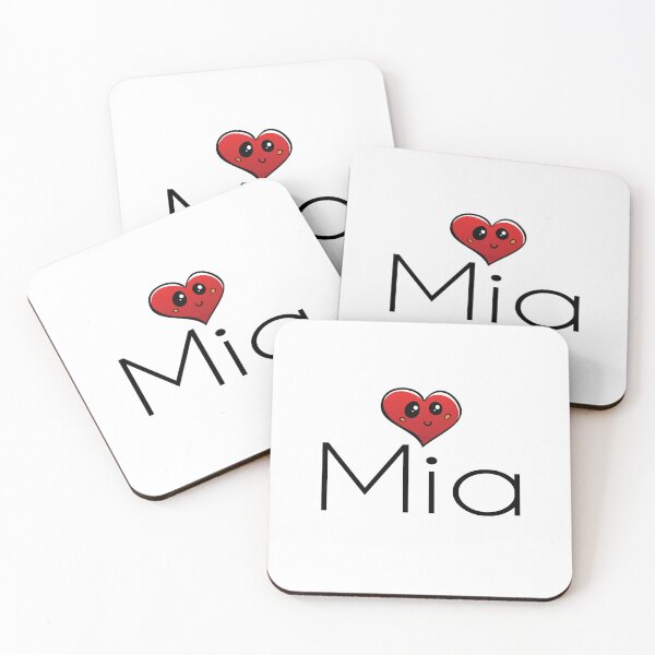 Item preview, Mia Cute Heart My Name is Mia!  designed and sold by ProjectX23.