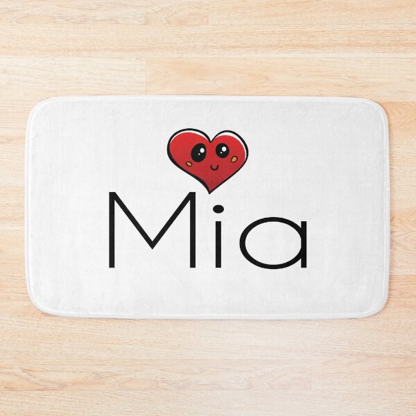 Item preview, Mia Cute Heart My Name is Mia!  designed and sold by ProjectX23.