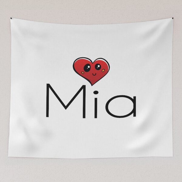 Item preview, Mia Cute Heart My Name is Mia!  designed and sold by ProjectX23.