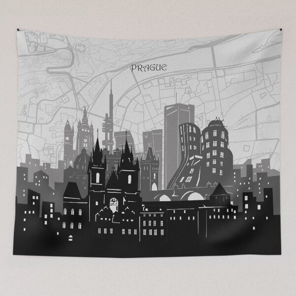 Item preview, prague skyline designed and sold by BekimART2.