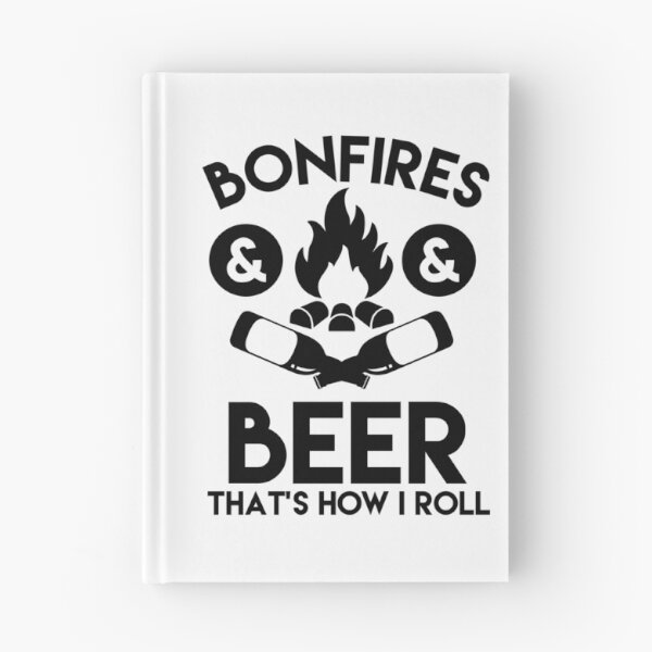 Item preview, Bonfire and Beer Camping Outdoors Drinking Gift designed and sold by TopDawgDesigns.