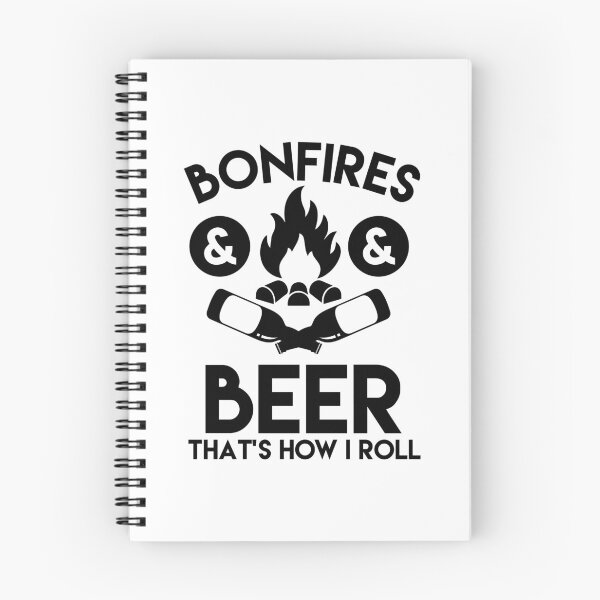 Item preview, Bonfire and Beer Camping Outdoors Drinking Gift designed and sold by TopDawgDesigns.