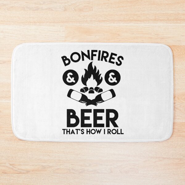 Item preview, Bonfire and Beer Camping Outdoors Drinking Gift designed and sold by TopDawgDesigns.