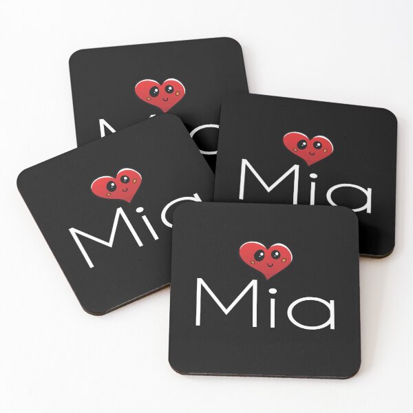 Item preview, Mia Cute Heart My Name is Mia!  designed and sold by ProjectX23.