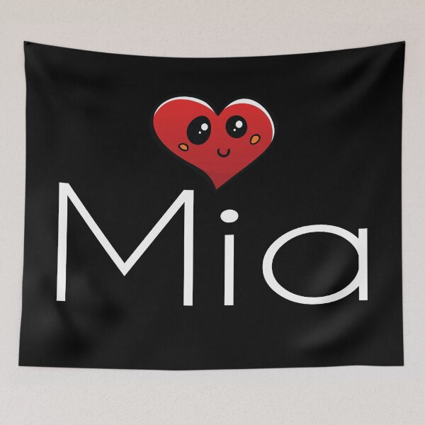Item preview, Mia Cute Heart My Name is Mia!  designed and sold by ProjectX23.