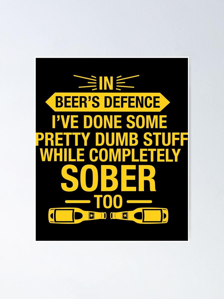 I Need Another Beer Funny Beer Lover Drinking Gift Poster for