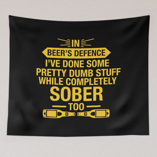 Item preview, I've Done Dumb Stuff Sober Too Funny Beer Lover Drinking Gift designed and sold by TopDawgDesigns.