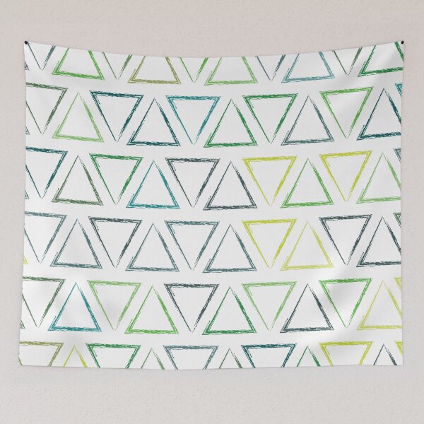 Item preview, Triangular Peaks Pattern - Leaf #502 designed and sold by Natural Collective.