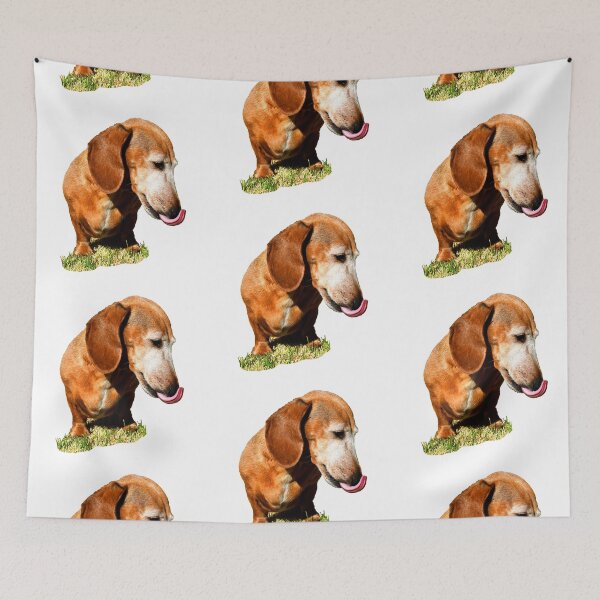 Item preview, Sausage Dog With Her Tongue Out designed and sold by Jason Gilbert.