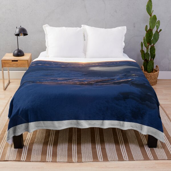 Item preview, Finnish Bay of Baltic Sea Photo Landscape in break thin ice in the light of sunset designed and sold by yarvin13.