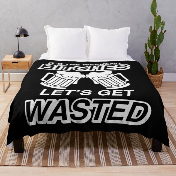 Item preview, Lets Get Wasted Drinking Weekend Beer Lover Gift designed and sold by TopDawgDesigns.