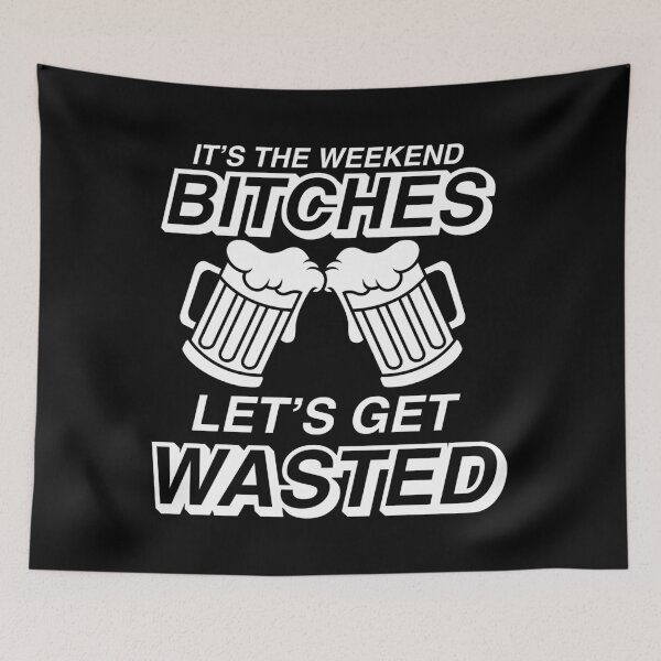 Item preview, Lets Get Wasted Drinking Weekend Beer Lover Gift designed and sold by TopDawgDesigns.
