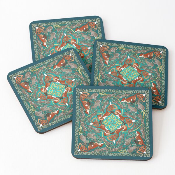 Item preview, Hare, foxes, snakes - Hare, foxes, grass-snakes - Hazen, vossen, ringslangen designed and sold by YannDachALaez.