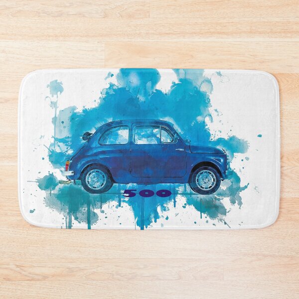 Item preview, Fiat 500 open blue Splash edit designed and sold by Aaaah Eeeek  Studio.