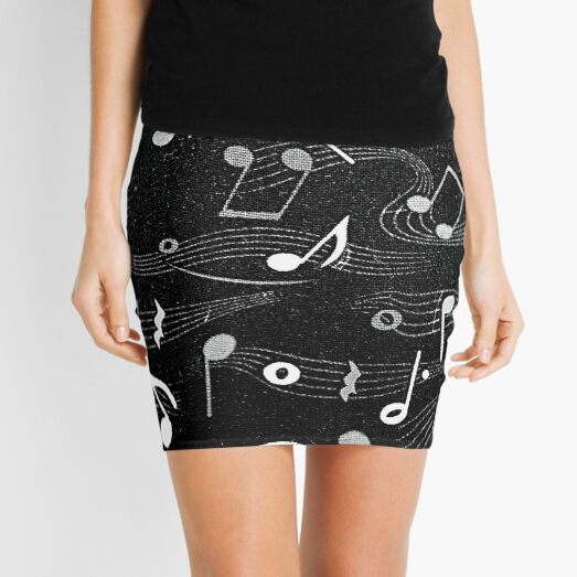 Musical Notes Mini Skirt