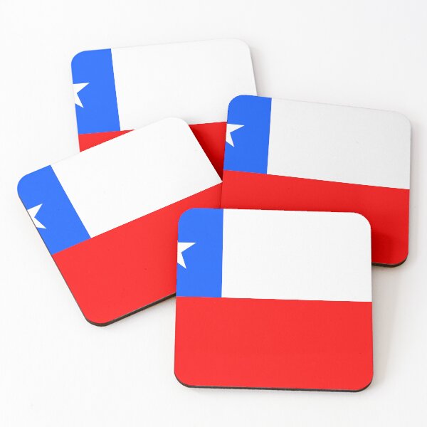 Item preview, Official National Flag of Chile | "La Estrella Solitaria" - Bright Color Version designed and sold by Dator.