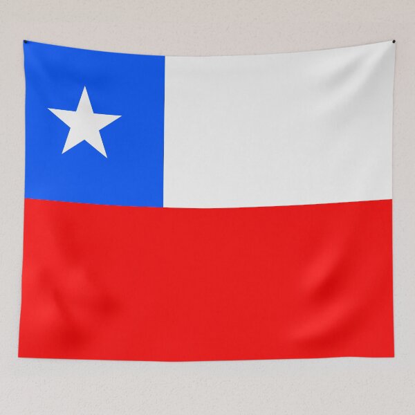 Item preview, Official National Flag of Chile | "La Estrella Solitaria" - Bright Color Version designed and sold by Dator.