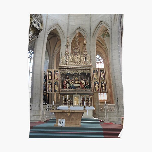 St Barbara's Cathedral, Kutna Hora, Czech Republic Poster