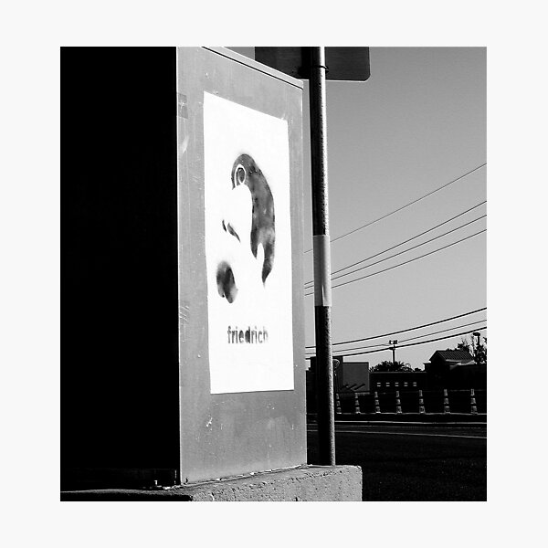 taking Nietzsche on your travels..... Photographic Print