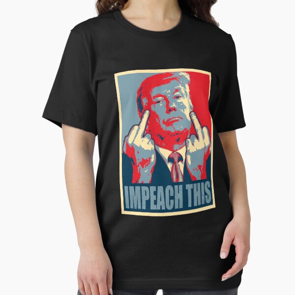 Vista previa del artículo con la obra «Pro Trump Anti Impeachment Acuse esto», diseñado y vendido por Bullish-Bear.
