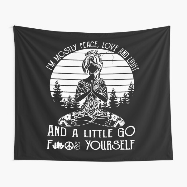 I Kinda Don T Care Tapestry By Younejonas Redbubble