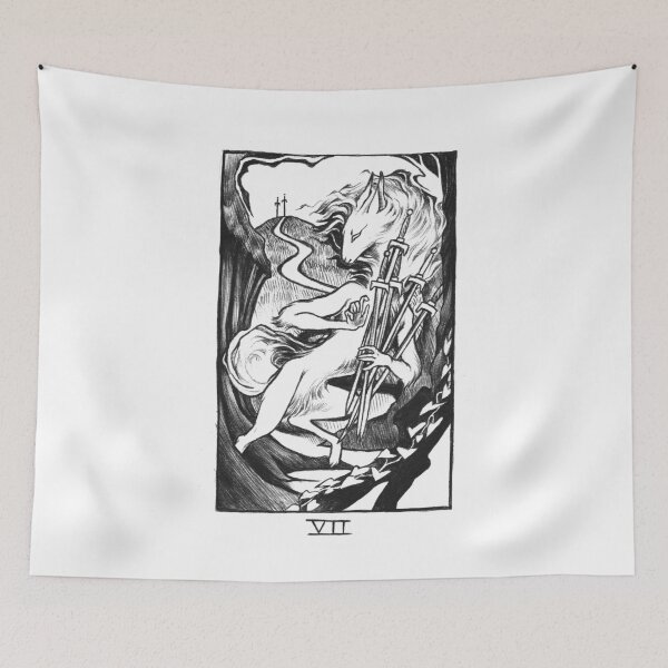 Item preview, Seven of Swords designed and sold by Anyaboz.