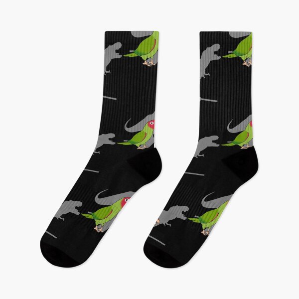 Item preview, Red Masked Conure  T-rex shadow designed and sold by FandomizedRose.