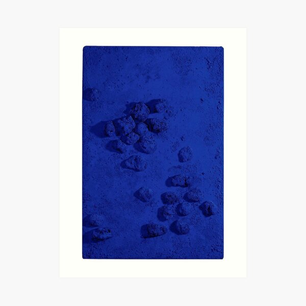 Color trend of the year - Yves Klein Blue Art Print