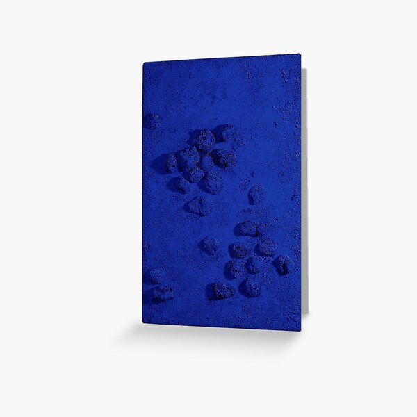 Color trend of the year - Yves Klein Blue Greeting Card
