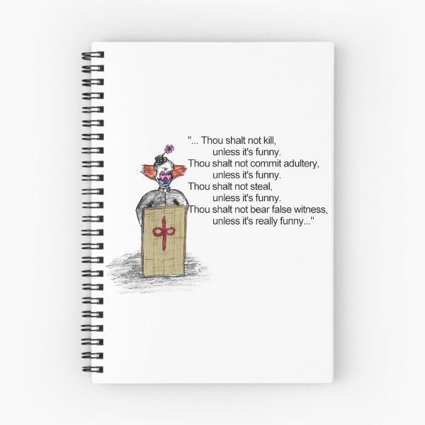 Item preview, The Clownmandments designed and sold by imasillypirate.