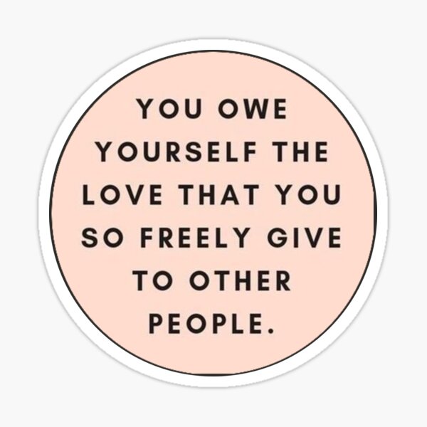 self love Sticker