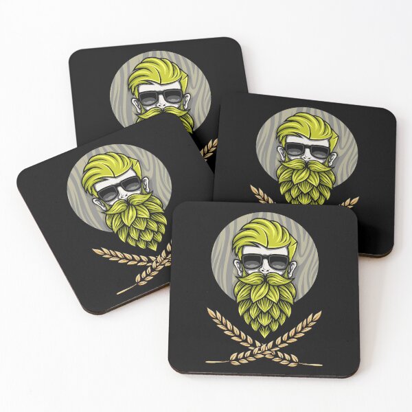 Item preview, Green Hops Beard - Beer Style - Hops Fashion designed and sold by anziehend.