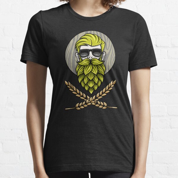 Green Hops Beard - Beer Style - Hops Fashion Essential T-Shirt
