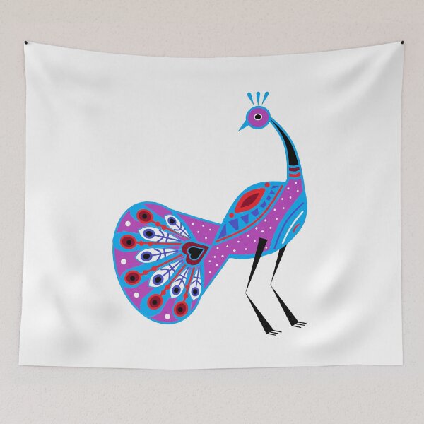 Item preview, Turquoise peacock designed and sold by AWAarts.