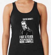 MORE COWBELL Racerback Tank Top