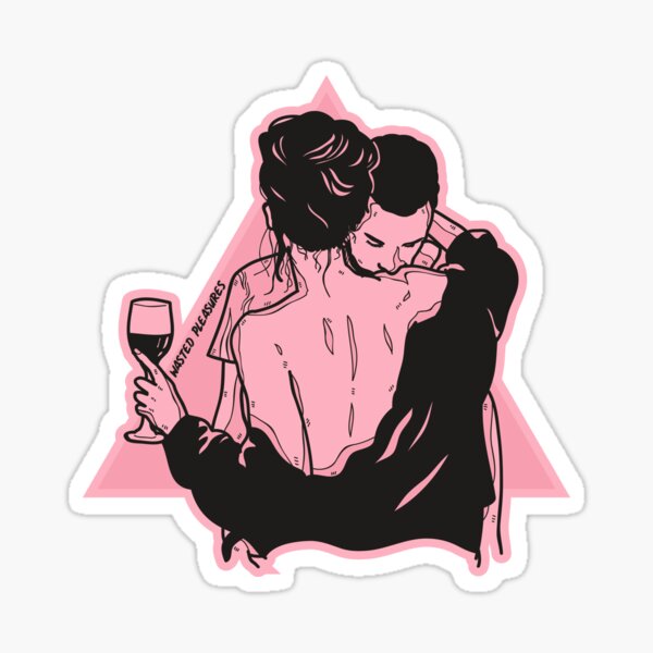 Wine (Pink) Sticker