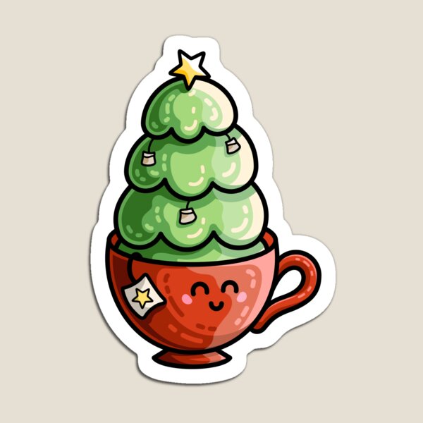 Christmas Tea pun Magnet