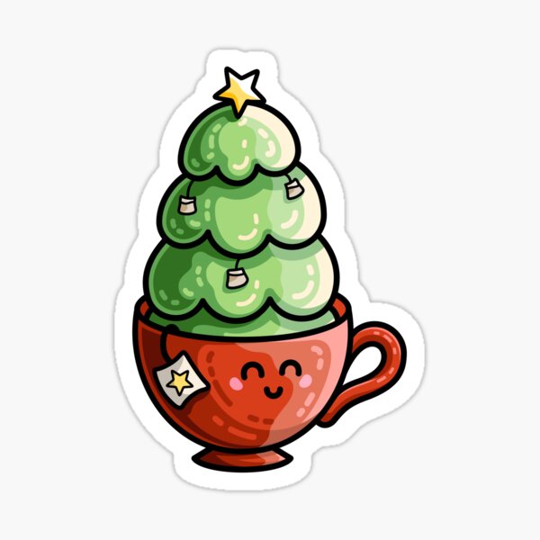 Christmas Tea pun Sticker