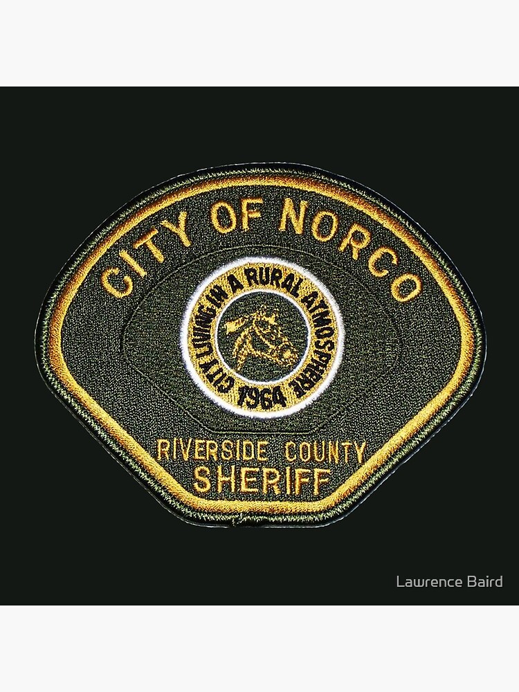 "Norco Sheriff" Coasters (Set of 4) for Sale by lawrencebaird Redbubble