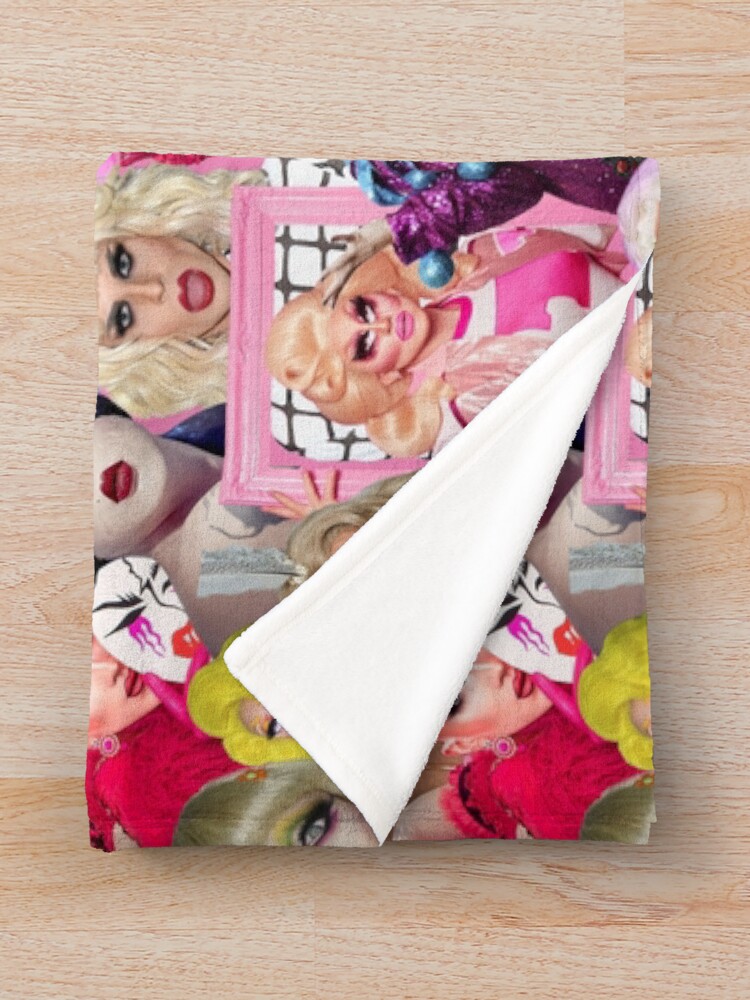 "rupaul drag race collage" Throw Blanket for Sale by NaturalBornGoth Redbubble