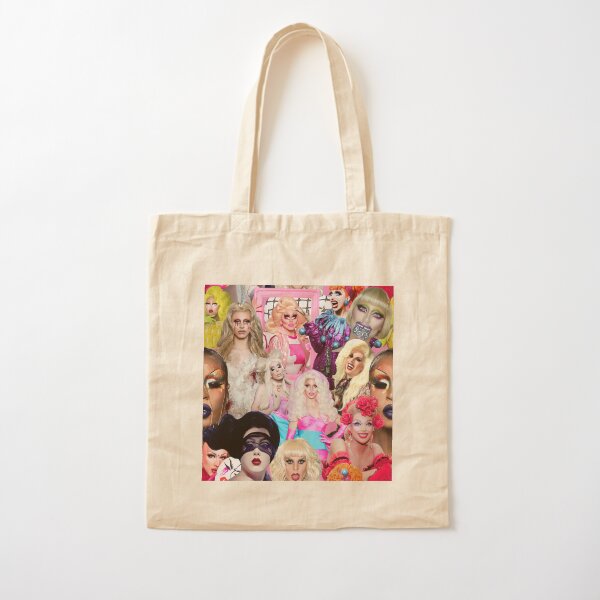 rupaul drag race collage Cotton Tote Bag