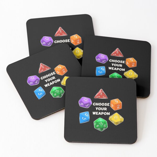 Item preview, Choose Your Weapon | Dungeons and Dragons | Rainbow Dice designed and sold by SuperUberLame.