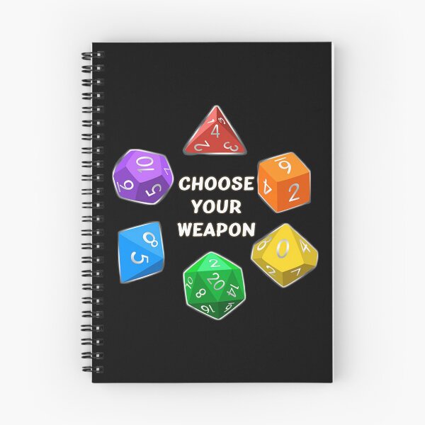 Item preview, Choose Your Weapon | Dungeons and Dragons | Rainbow Dice designed and sold by SuperUberLame.
