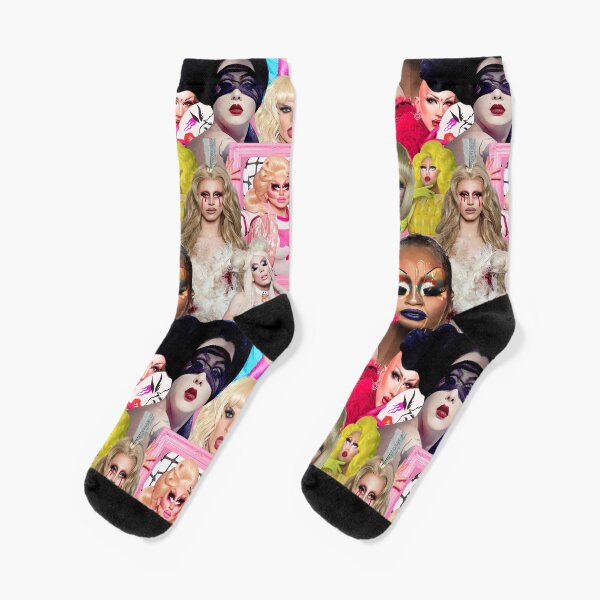Rupaul Drag Race Collage Socken