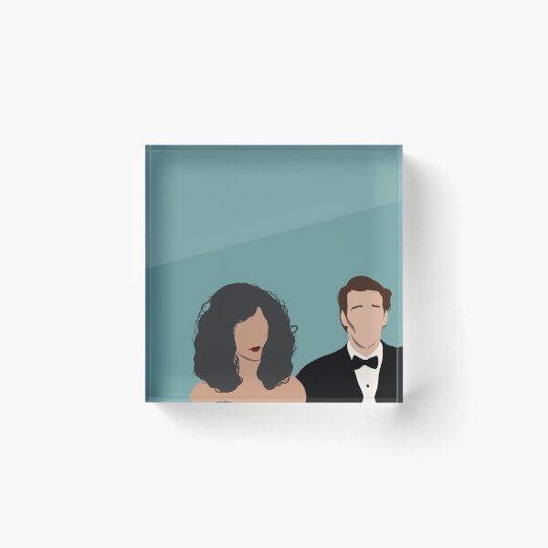 moonstruck film cher & nicolas cage Acrylic Block
