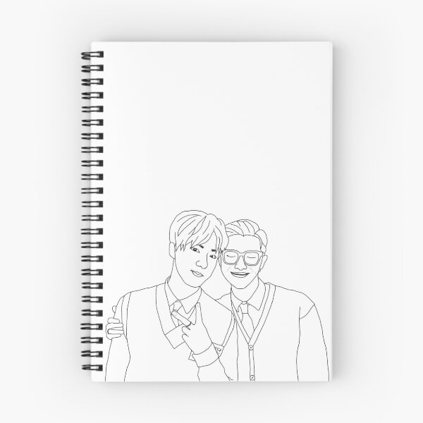 Item preview, NamJin BTS cute sticker / hoody / notebook / etc designed and sold by favoritefandom.