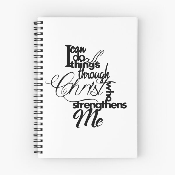 Item preview, All Things Through Christ designed and sold by MixinMadness.