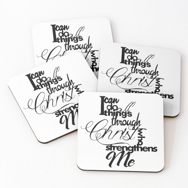 Item preview, All Things Through Christ designed and sold by MixinMadness.