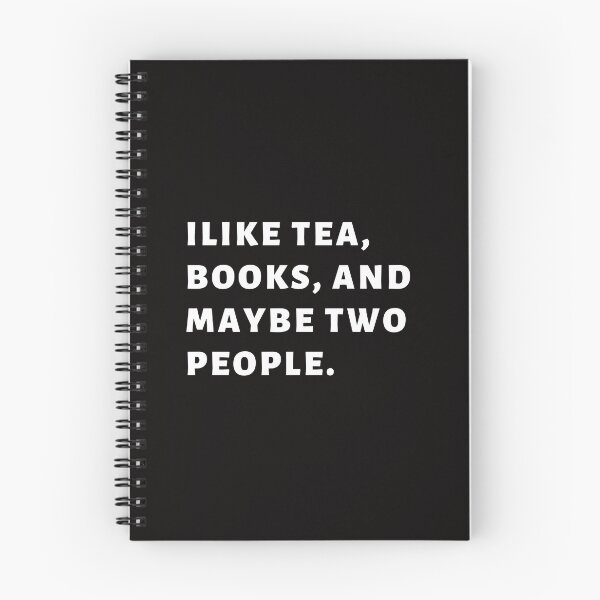 Item preview, I Like Books and Tea Introvert Awkward Relax Cute Funny Sarcastic Happy Fun Inspirational Gift designed and sold by EpsilonEridani.