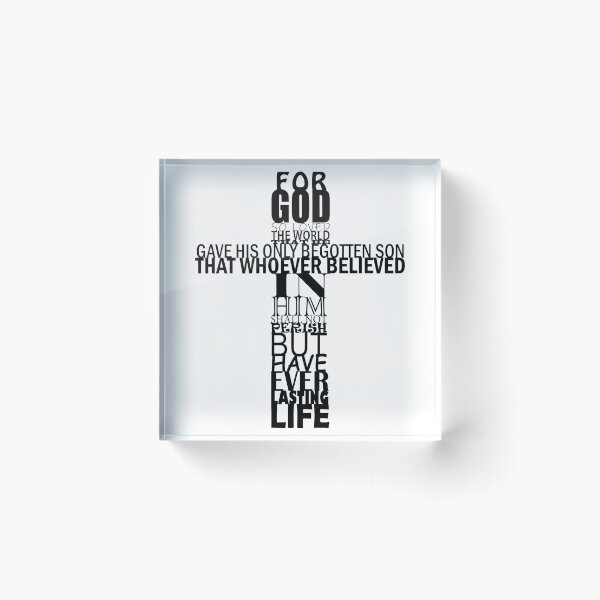 Item preview, John 3:16 verse, God so loved the world designed and sold by MixinMadness.